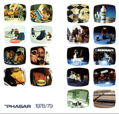 Campagne pubblicitarie Phasar 1978-79